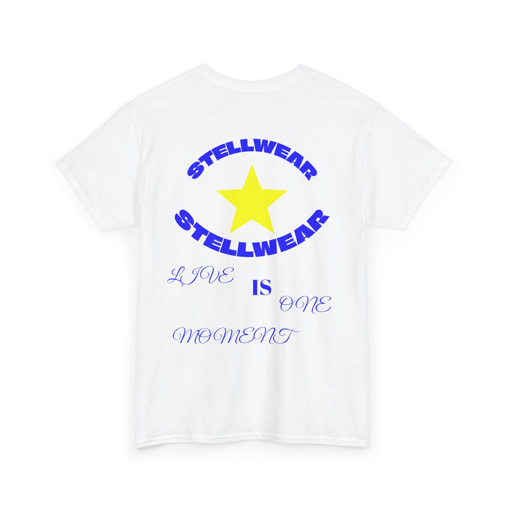 Unisex Cotton Tee - Stellar Moment Design, Casual Tee, Graphic T-Shirt, Comfortable Style, Everyday Wear, Gift for Friends